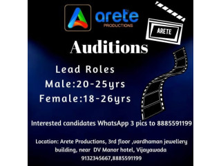 Auditions for movies and shortfilms