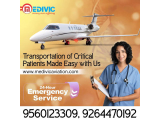 Use Medivic Air Ambulance in Ranchi with A to Z Medical Support