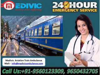Train Ambulance Service in Delhi from Medivic -Well-Organized Provider of Medical Transportation
