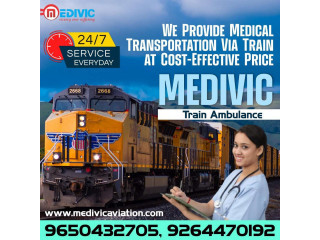 Utilize Medivic Train Ambulance Service in Patna for Secure Relocation