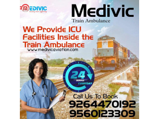 Avail Medivic Train Ambulance in Ranchi with All Medical Amenities