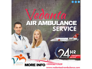 Vedanta Air Ambulance Service in Guwahati Provides Advanced Medical Team