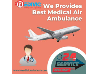 Use Air Ambulance in Raipur Medical for Relocation with Medical Team by Medivic