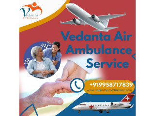 Reliable Patient Shifting Air Ambulance Service in Varanasi by Vedanta