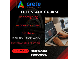 Full stack course with certification