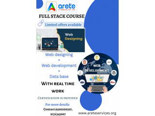 Full stack course with certification and placement