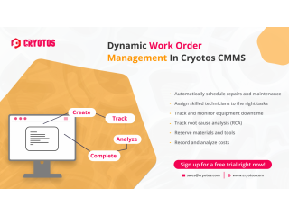 Computerized Maintenance Management Software-Cryotos CMMS
