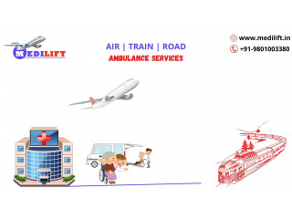 Use Advanced ICU Setup Train Ambulance in Patna by Medilift