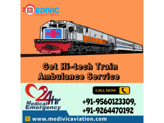 Use Medivic Train Ambulance Services in Jamshedpur with Ultra-Modern Medical Tools