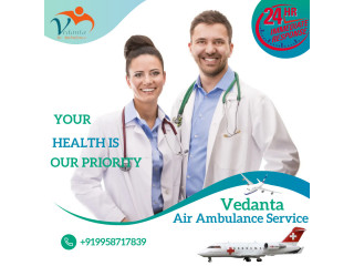 Vedanta Air Ambulance Service in Varanasi with the Latest Medical Equipment