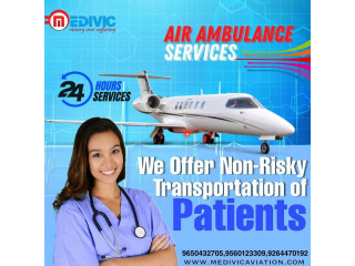 Avail Emergency ICU Air Ambulance Service in Bagdogra by Medivic