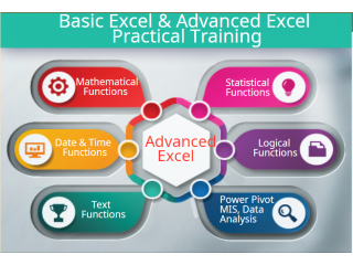 Best Excel Training Course in Noida, Sector 16, 5, 12, 18, 62, SLA Institute, VBA, SQL Certification, 100% MNC Job,