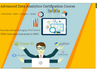 Advanced Data Analyst Training Course, Delhi, Noida, Ghaziabad, 100% Job Support with Best Job & Salary Offer, Free Alteryx Certification,