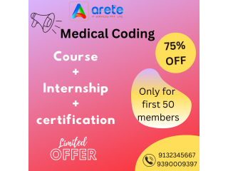 Medical coding training along with certification