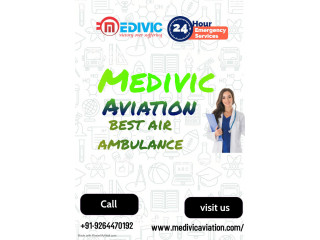 Medivic Aviation Air Ambulance Services in Varanasi with meager Cost