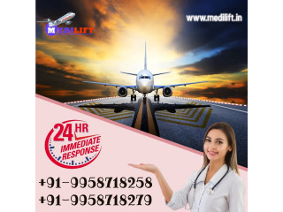 Avail Most Trustworthy Air Ambulance Services in Kolkata by Medilift at Right Cost