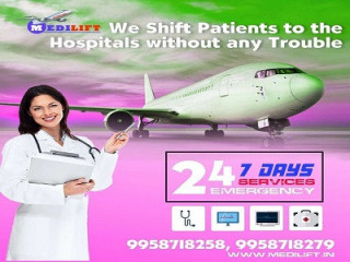 Hire Air Ambulance Service in Jamshedpur for Critical People Shifting by Medilift