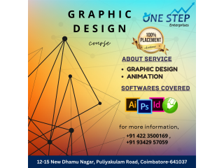 Graphic Designing Training at Onestep Enterprises
