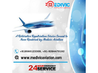 Top Grade Air Ambulance Service in Jamshedpur by Medivic with Advanced Setup at fewer Amounts