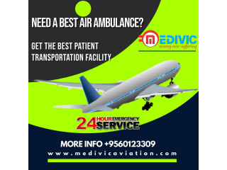 First Rated Air Ambulance Service in Ahmedabad by Medivic with Modern ICU Setup