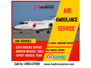Ultra-Modern Charter Air Ambulance Service in Bhubaneswar from Medivic for the Convenient Setup