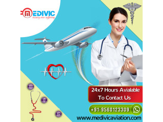 Use the Prompt Class Medical Aviation by Medivic Air Ambulance Service in Nagpur with Enhanced Medical Aids