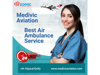 Select Air Ambulance Services in Silchar by Medivic with Experienced Medical Squad