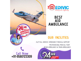 Medivic Aviation Air Ambulance Service in Vellore - Commercial Stretcher Available in Air Ambulance