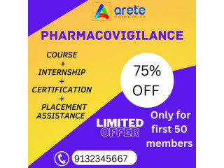 Pharmacovigilance training with certificate
