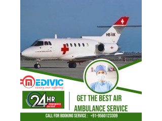 Medivic Aviation Air Ambulance Service in Bhubaneswar - with all the latest facilities