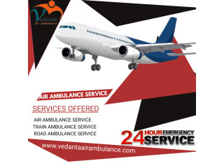 Vedanta Air Ambulance Service in Kanpur with Expert Medical Crew