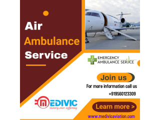 Peerless Charter and ICU Medical Air Ambulance Service in Lucknow by Medivic