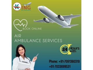 Standardized Patient Transport Service with King Air Ambulance in Hyderabad