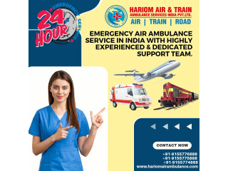 Book Most Trusted Hariom Air Ambulance in Kolkata with Medical Team