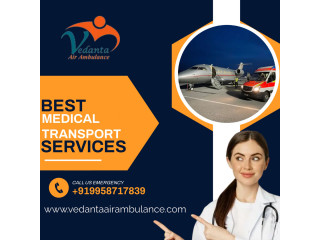 Obtain Vedanta Air Ambulance in Guwahati with Dependable Medical Treatment