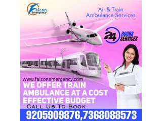 Falcon Train Ambulance in Kolkata is a Dedicated Medical Transportation Provider