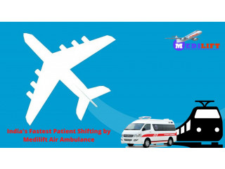 Avail Air Ambulance Service in Kolkata by Medilift with Dedicated Medical Team