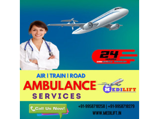 Pick Air Ambulance Service in Guwahati by Medilift for the Hassle-Free Shifting