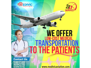 Hire Air Ambulance Service in Kanpur by Medivic with Superlative Medical Team