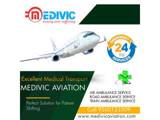 Avail Air Ambulance Service in Jabalpur by Medivic with Certified Medical Staff