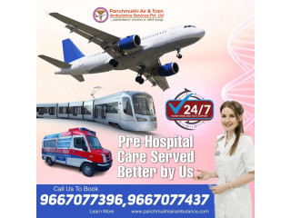 ICU Train Ambulance in Guwahati Provided to the Patients by Panchmukhi