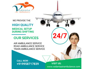 Get Speedy Patient Transfer by Vedanta Air Ambulance Service in Kolkata