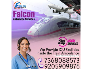 Falcon Train Ambulance in Guwahati Transfers Patients with ICU Train Ambulance
