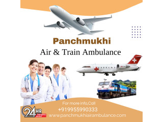 Panchmukhi Train Ambulance Services in Ranchi with Best medical facilities