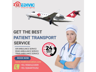 Get Air Ambulance Service in Chennai by Medivic with Evolved ICU Setup