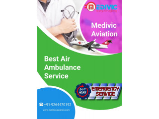 Book Most Modern Medical Equipments Air Ambulance Service in Bhopal by Medivic