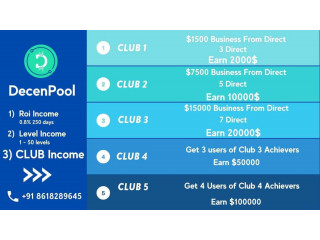 Start your Passive income with Decenpool
