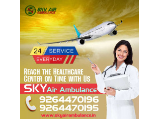 Sky Air Ambulance Service in Chennai | Service 24/7