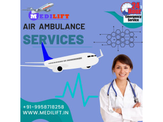 Take the Expedient Air Ambulance Service in Kolkata by Medilift at Low Cost