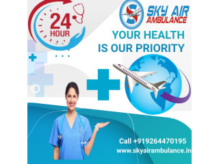 Sky Air Ambulance Service in Siliguri |Outfitted with Modern Tools